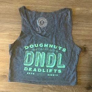 DNDL Grey fitted Crop